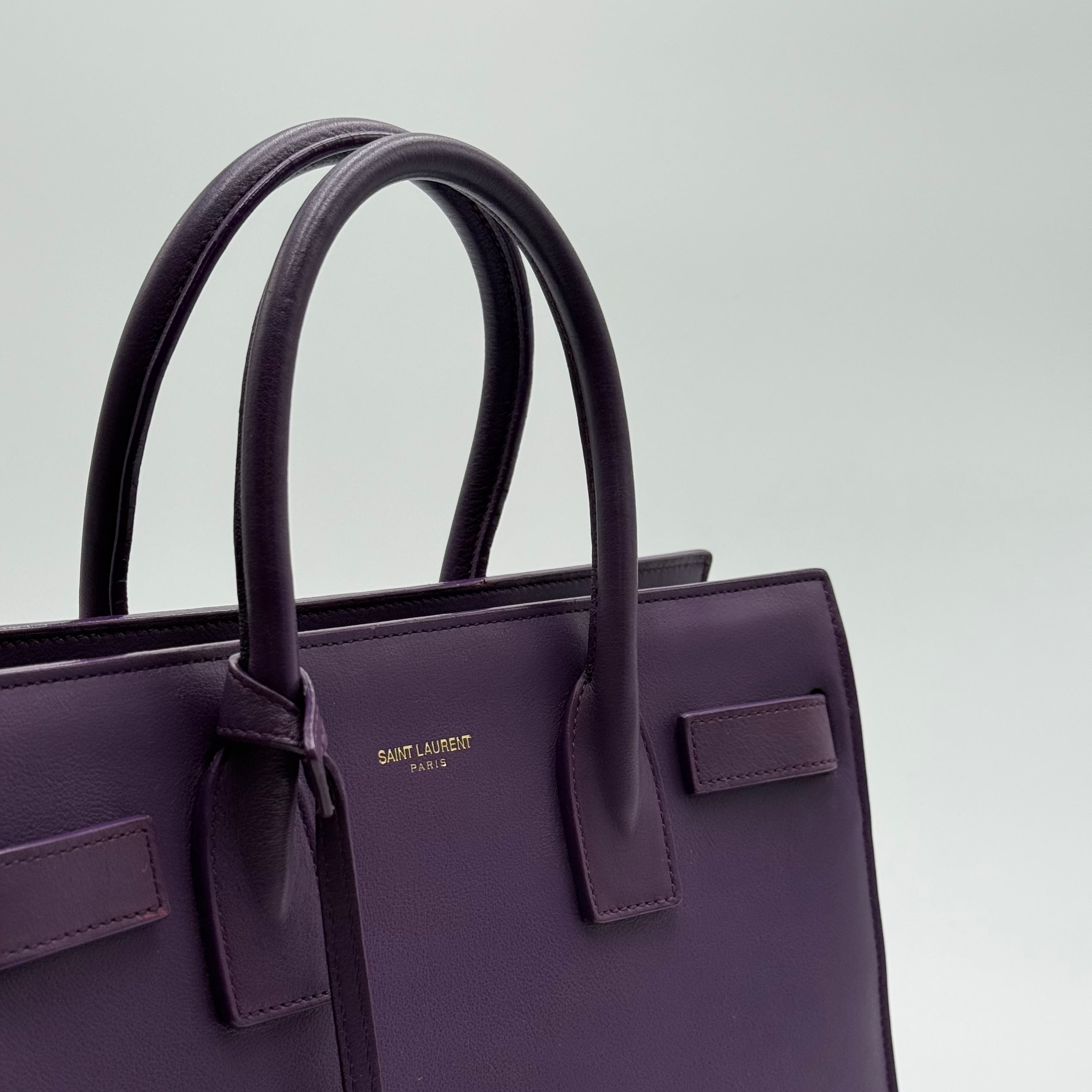 Saint Laurent Purple Sac De Jour Baby