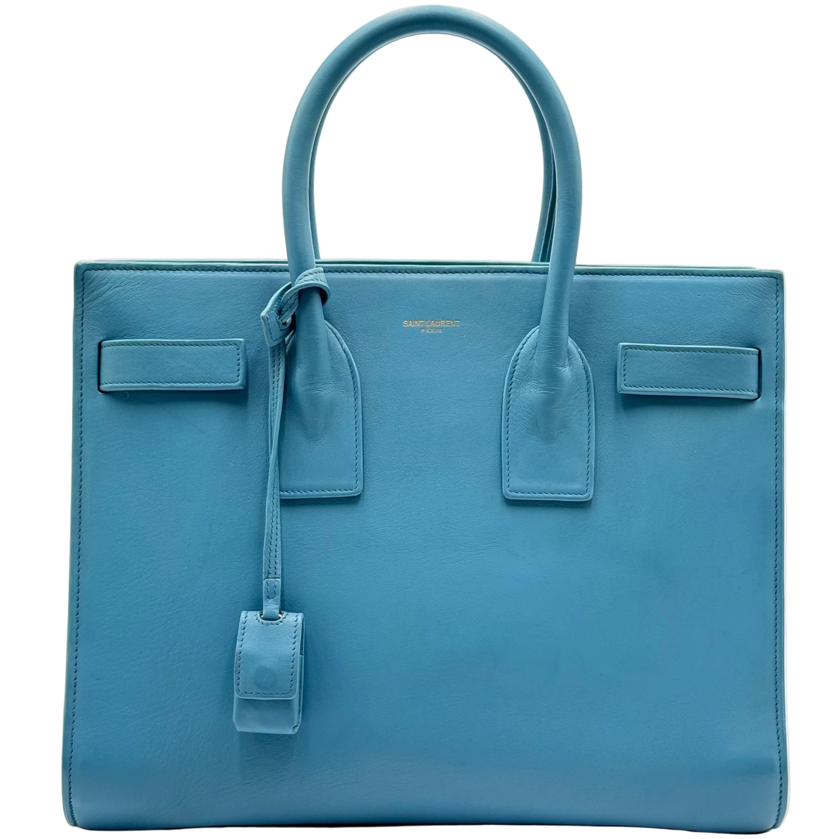 Saint Laurent Light Blue Sac De Jour Small