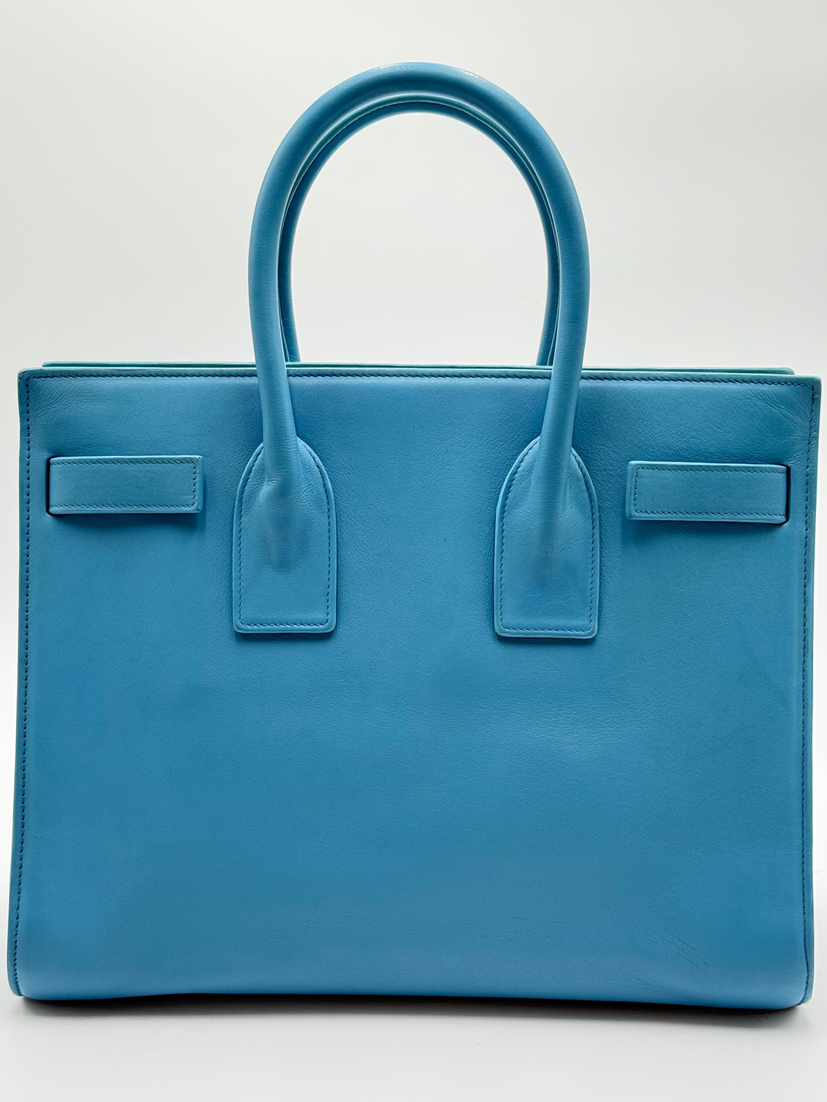 Saint Laurent Light Blue Sac De Jour Small