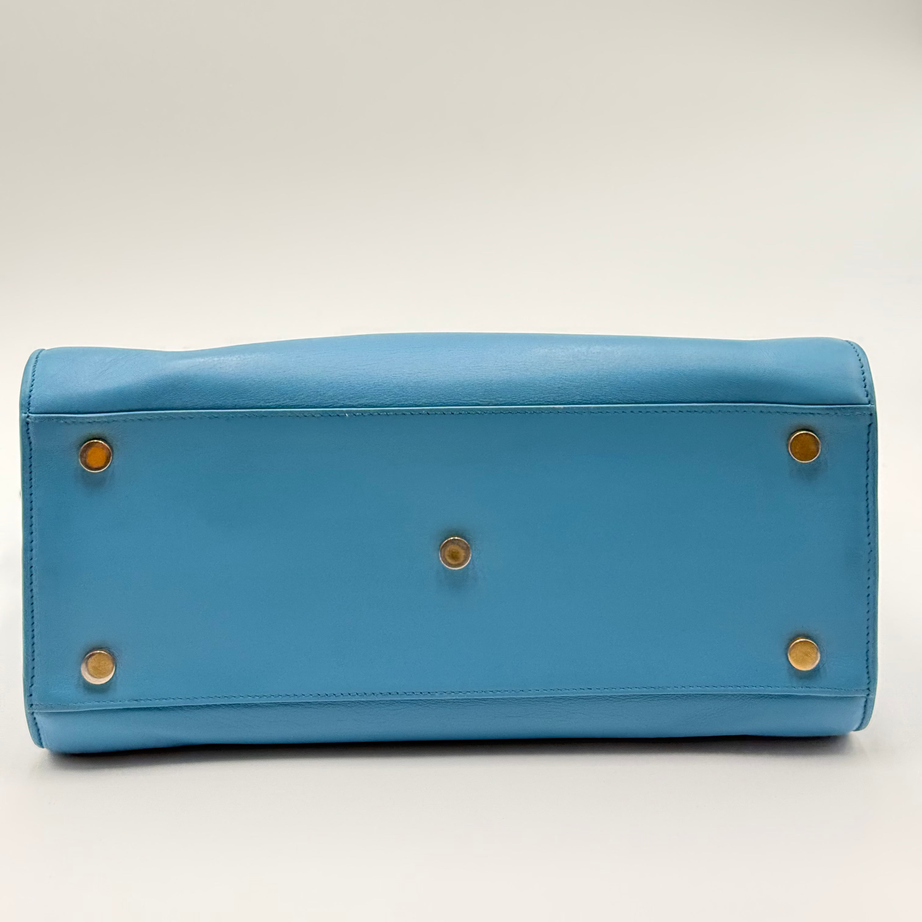 Saint Laurent Light Blue Sac De Jour Small
