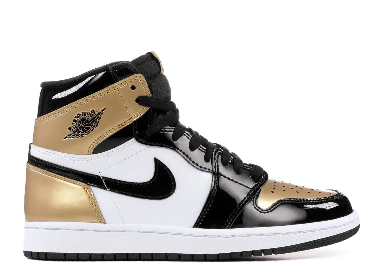Air Jordan 1 Retro High NRG Patent Gold Toe
