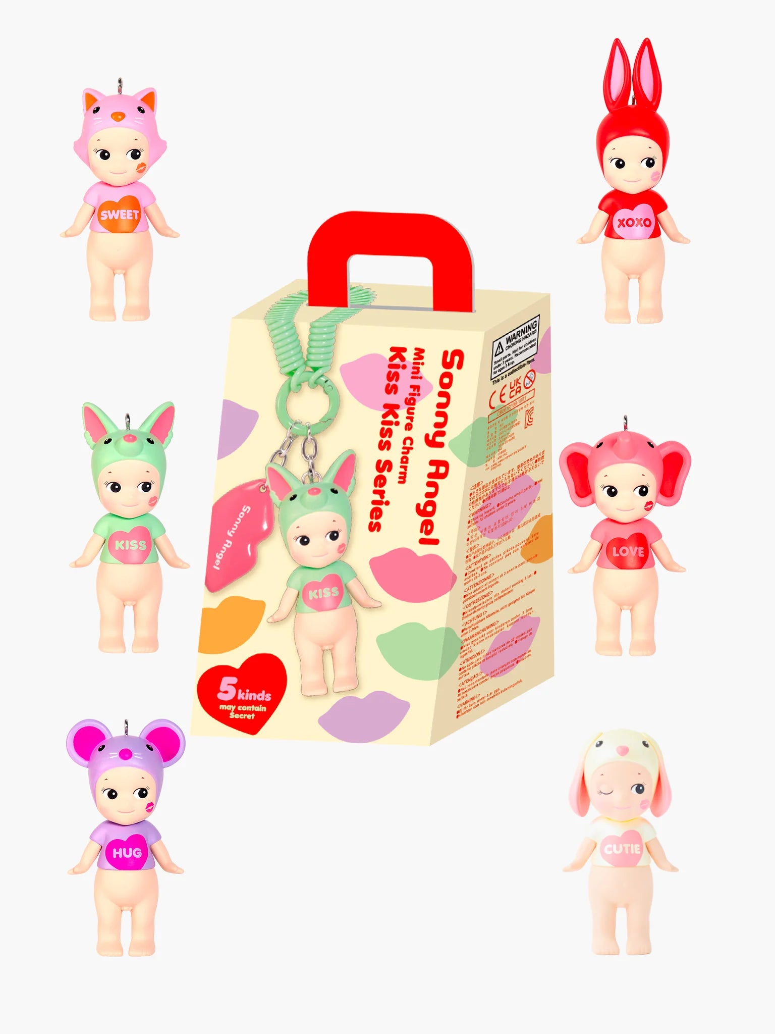 Sonny Angel Mini Figure Charm Kiss Kiss Series
